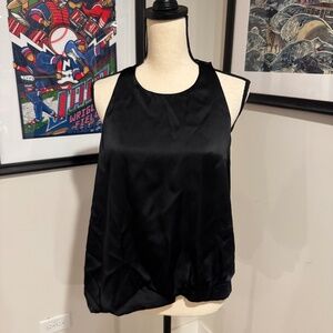 NWT Elizabeth and James Kimora Asymmetrical Black Tank Top - Size L
